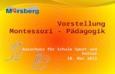 Ausschuss für Schule Sport und Kultur 10. Mai 2012.