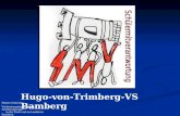 Hugo-von-Trimberg-VS Bamberg Martin Schricker Verbindungslehrer für die Schülersprecher in der Stadt und im Landkreis Bamberg.