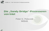 AUGE e.V. - Der Verein der Computeranwender Die Sandy Bridge-Prozessoren von Intel Peter G. Poloczek M5543.