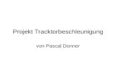 Projekt Tracktorbeschleunigung von Pascal Donner.