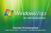 Daniel Kirstenpfad Senior Student Partner | TU-Ilmenau | Microsoft Deutschland GmbH...für Administratoren.