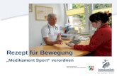 Kiyo Kuhlbach 6/2009 Rezept für Bewegung Medikament Sport verordnen.