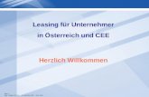 Seite 1 Mag. Wolfgang Perdich 16. November 2005 MAK, Wien Leasing für Unternehmer in Österreich und CEE Herzlich Willkommen.