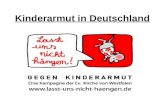 Kinderarmut in Deutschland. Amt für Jugendarbeit 20082 Fakten und Studienergebnisse Eigentlich ist Deutschland ein reiches Land! I 10% der Haushalte besitzen.