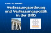Verfassungsordnung und Verfassungspolitik in der BRD D. Jahn – Uni Greifswald.