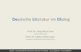 DeLiDi - Gesellschaft für Deutsche Literatur im Dialog -  /  Deutsche Literatur im Dialog Prof. Dr. Jang-Weon Seo (Korea University)
