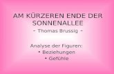 AM KÜRZEREN ENDE DER SONNENALLEE - Thomas Brussig - Analyse der Figuren: Beziehungen Gefühle.