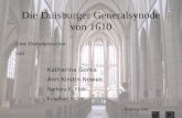 Die Duisburger Generalsynode von 1610 Katharina Gorka Ann Kirstin Nowak Barbara E. Fink Eckehart Stöve Eine Dokumentation von Duisburg 2002.