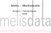Melis – Marktstudie Belgien + Niederlande 2008. Zum 10. Mal in Folge haben wir die Stellplätze in den Schlafraumabteilungen ausgewählter Ausstellungen.