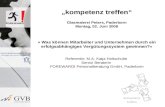 Kompetenz treffen kompetenz treffen Glasmalerei Peters, Paderborn Montag, 02. Juni 2008 » Was können Mitarbeiter und Unternehmen durch ein erfolgsabhängiges.