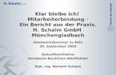 Klar bleibe ich! Mitarbeiterbindung - Ein Bericht aus der Praxis. H. Schalm GmbH Mönchengladbach Handwerkskammer zu Köln 30. September 2009 Zukunftsinitiative.