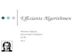 Effiziente Algorithmen Hartmut Klauck Universität Frankfurt SS 06 18.4.