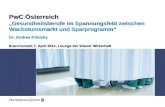 Branchentalk 7. April 2011, Lounge der Wiener Wirtschaft PwC Österreich Gesundheitsberufe im Spannungsfeld zwischen Wachstumsmarkt und Sparprogramm Dr.