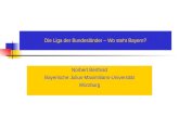 Die Liga der Bundesländer – Wo steht Bayern? Norbert Berthold Bayerische Julius-Maximilians-Universität Würzburg.