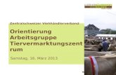 Www.luzernerbauern.ch Zentralschweizer Viehhändlerverband Orientierung Arbeitsgruppe Tiervermarktungszentrum Samstag, 16. März 2013.