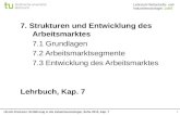Hirsch-Kreinsen: Einführung in die Industriesoziologie, SoSe 2013, Kap. 7 Lehrstuhl Wirtschafts- und Industriesoziologie: LWIS 1 7. Strukturen und Entwicklung.