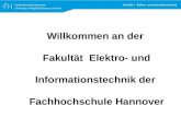 Willkommen an der Fakultät Elektro- und Informationstechnik der Fachhochschule Hannover.