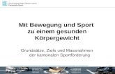 Fachstelle Sport des Kantons Zürich Neumühlequai 8 8090 Zürich Tel 043 259 52 52 Fax 043 259 52 80  info@sport.zh.ch 6. Zürcher Forum Prävention.