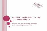 G ESUNDE E RNÄHRUNG IN DER 2. L EBENSHÄLFTE Vortrag von Corinne Egger-Schwander Dipl. Ernährungsberaterin HF.