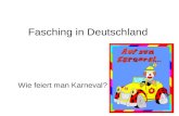 Fasching in Deutschland Wie feiert man Karneval?.