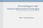 Grundlagen der Informationstechnologie Bert Speetgens