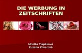 DIE WERBUNG IN ZEITSCHRIFTEN Monika Tlapáková Zuzana Zilvarová