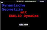 DefinitionEinsatzmöglichkeitenLehrgang mit EUKLID DynaGeo 2000 Dynamische Geometrie.