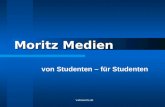 Webmoritz.de Moritz Medien von Studenten – für Studenten.