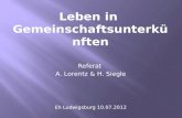 Referat A. Lorentz & H. Siegle Eh Ludwigsburg 10.07.2012