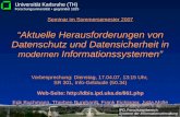 IPD, Forschungsbereich Systeme der Informationsverwaltung Universität Karlsruhe (TH) Forschungsuniversität gegründet 1825 Seminar im Sommersemester 2007.