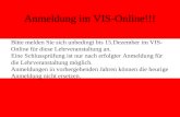 1 Anmeldung im VIS-Online!!! Bitte melden Sie sich unbedingt bis 15.Dezember im VIS- Online für diese Lehrveranstaltung an. Eine Schlussprüfung ist nur.