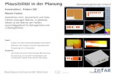 Bauhaus-Universität Weimar 1 Dateiname Plausibilität in der Planung Semesterbegleitender Entwurf Konstruktion - Pattern 250 Warme Farben Natürliches Holz,
