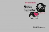 Biografie Maria Helene Frauendorfer wird am 11. April 1920 im Forsthaus des Weilers Effertsbach, nahe Frauenstein (Oberösterreich), geboren. Ab 1930 besucht.