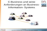 Stefan FreyC- Business Und seine Anforderungen an Business Information Systeme 11.10.2004 C-Business und seine Anforderungen an Business- Information-