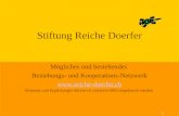 Stiftung Reiche Doerfer Mögliches und bestehendes Beziehungs- und Kooperations-Netzwerk  Hinweise und Ergänzungen können in unserem.