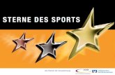 Die Partner der Auszeichnung. Die Sterne des Sports Die Auszeichnung für Sportvereine der Volksbanken und Raiffeisenbanken in Zusammenarbeit mit dem Deutschen.