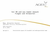 Österreichische Agentur für Gesundheit und Ernährungssicherheit GmbH Vol 9B und was kommt danach Fragen und Antworten Mag. Brigitte Hauser BASG/AGES.