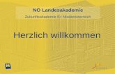 NÖ Landesakademie Zukunftsakademie für Niederösterreich Herzlich willkommen.
