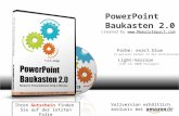 PowerPoint Baukasten 2.0 created by  Farbe: exact.blue Light-Version (150 von 6000 Vorlagen) (5 weitere Farben.