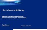 Mensch-Arbeit-Gesellschaft Mehr Verantwortung für Unternehmen? Birgit Wintermann Detlef HollmannSt. Gallen 24.03.2011.