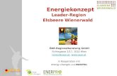 Energiekonzept Leader-Region Elsbeere Wienerwald ÖAR-Regionalberatung GmbH Fichtegasse 2/17, 1010 Wien reiner@oear.atreiner@oear.at, .