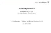 Lebenslagenbericht Alleinerziehende im Landkreis Reutlingen Verwaltungs-, Kultur- und Sozialausschuss 16.11.2010.