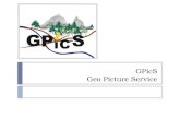 GPicS Geo Picture Service. Gliederung 1. Entwicklersicht a) Layout b) Primefaces Komponenten c) Controller d) Datenbank 2. Evaluation.