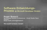 Roger Boesch Technology Solution Professional - Visual Studio Team System blogs.msdn.com/rogerboesch Microsoft Schweiz GmbH.