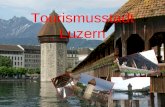Tourismusstadt Luzern. Bahnhof: Die erste Zugstrecke führte von Basel nach Luzern. 1856 wurde der 1. Bahnhof eröffnet. 1869 wurde der 2. Bahnhof eröffnet.