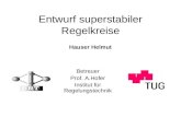 Entwurf superstabiler Regelkreise Betreuer Prof. A.Hofer Institut für Regelungstechnik Hauser Helmut.