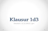 Klausur 1d3 Deutsch / 5.12.2013 / grn. Dialoganalyse Friedrich Schiller, Maria Stuart, 3. Aufzug, 4. Auftritt