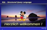Wilhelm Moser SQL - Structured Query Language Herzlich ! Herzlich willkommen ! 1.