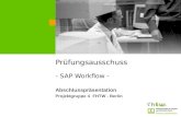 Prüfungsausschuss - SAP Workflow - Abschlusspräsentation Projektgruppe 4 FHTW - Berlin sample for a picture in the title slide.