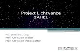 Projekt Lichtwanze 2AHEL Projektbetreuung: Prof. Christian Walter Prof. Christian Pöllendorfer.